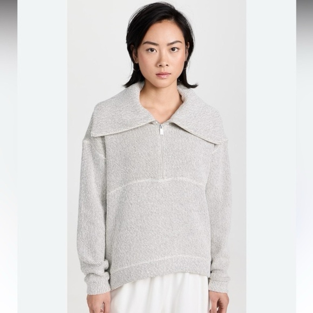 Sweaty Betty Restful Boucle Half Zip Sweatshirt - Picture 3 of 4